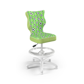 Ergonomische kinderbureaustoel aangepast tot een hoogte van 119-142 cm - voetballen, ENTELO