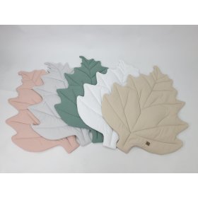 Katoenen speelkleed Leaf - lichtgrijs, TOLO