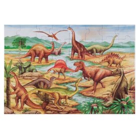 Vloerpuzzel dinosaurussen 48 stukjes