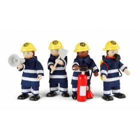 Tidlo Houten figuren van brandweermannen, Tidlo