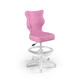 Ergonomische kinderbureaustoel aangepast aan een hoogte van 119-142 cm - roze, ENTELO