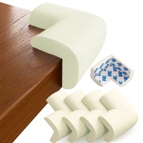 SIPO Schuimbescherming voor meubelhoeken, beige - 4 st, Sipo