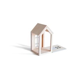 Magnetisch Montessori houten huis - grijs, Babai