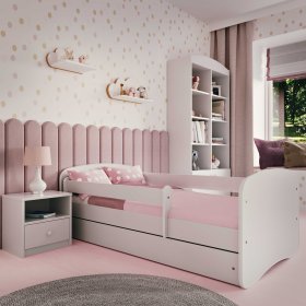 Kinderbed met barrière Ourbaby - wit, All Meble