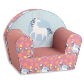 Kinderstoel Eenhoorn - roze