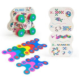 Flexibele magneetkit Clixo, 9 stuks - Mix van kleuren, CLIXO