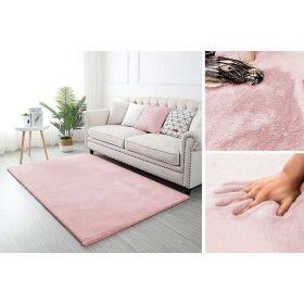 Rabbit New zijden tapijt - roze, VOPI kids