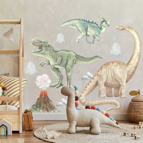 Set muurstickers - Dinosaurussen