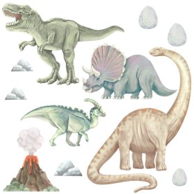 Set muurstickers - Dinosaurussen