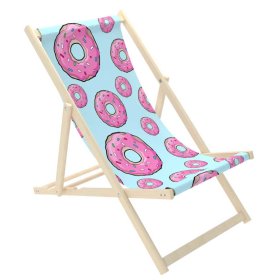 Roze Donuts strandstoel