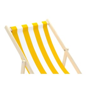 Strandstoel Stripes - geel-wit, Chill Outdoor
