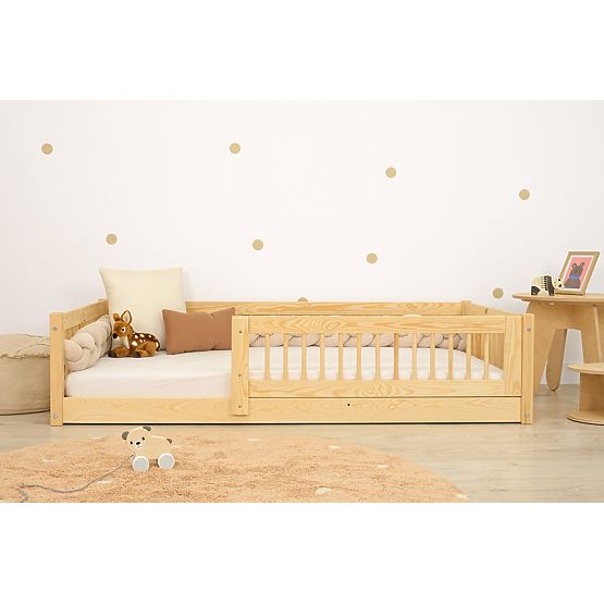 Lage Montessori Ourbaby Plus kinderbed - natuurlijk