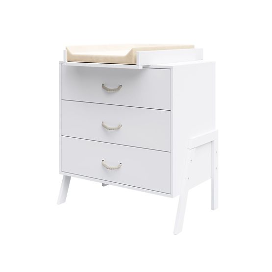 Commode CONE - WHITE met verschoningsunit