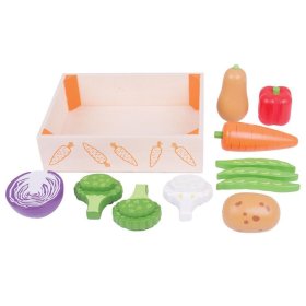 Bigjigs Toys Box met groenten, Bigjigs Toys
