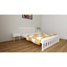 Tweepersoonsbed Ada 200 x 140 cm - wit, Ourfamily