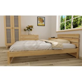 Houten bed Max 200 x 90 cm - grenen, Ourfamily