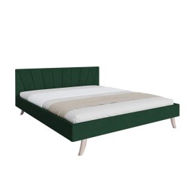 Gestoffeerd bed HEAVEN 140 x 200 cm - Groen, FDM
