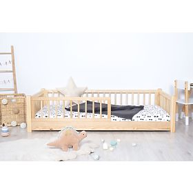 Lage Montessori kinderbed Ourbaby - natuurlijk, Ourbaby®