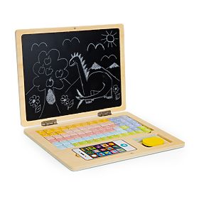 Houten educatief notitieboekje met magneten, EcoToys