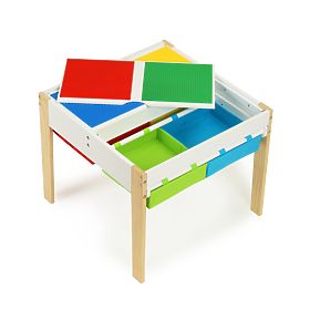 Creatieve houten kindertafel met stoelen, EcoToys