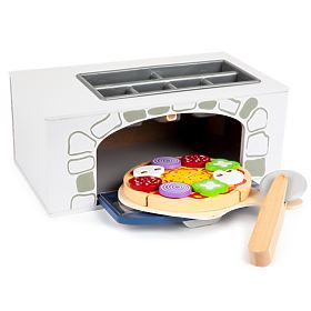 Houten pizzaoven met toebehoren, EcoToys