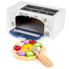 Houten pizzaoven met toebehoren, EcoToys