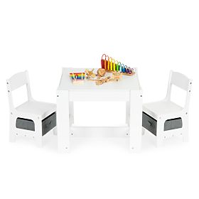 Kinder houten tafel en stoelenset ECOTOYS, EcoToys