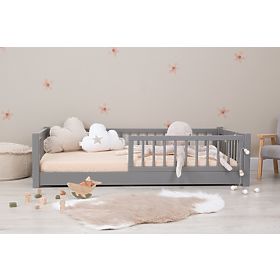 Montessori lage kinderbed Ourbaby - grijs, Ourbaby®