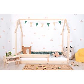 Montessori kinderbed huisje Chimney - gelakt