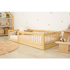 Lage Montessori Ourbaby Plus kinderbed - natuurlijk, Ourbaby®