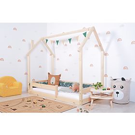 Kindermontessoribed Schoorsteenhuis - naturel, Ourbaby®