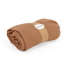 Mousseline hoeslaken Ourbaby 140x70 cm - toffee, Ourbaby®