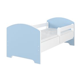 OSCAR bed wit blauwe combinatie