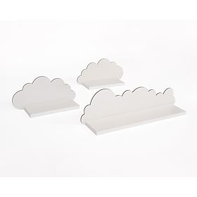 Set van 3 planken - witte wolk