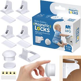 SIPO Magnetische sloten voor kasten en lades - 4 st